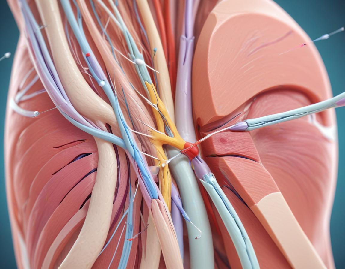 ภาพประกอบกลไกการทำงานของโบท็อกซ์ที่ประสาทและกล้ามเนื้อ อธิบายการรักษาโรค