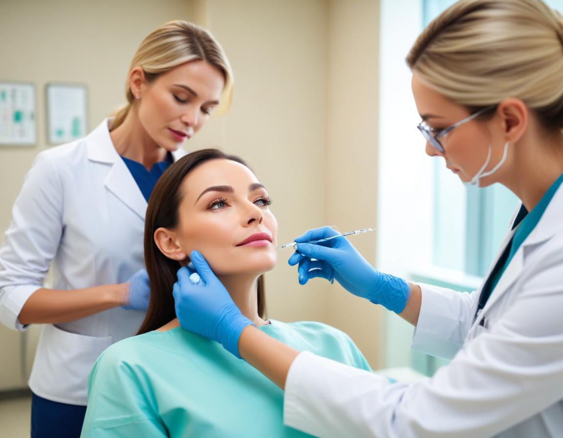 ภาพห้องปฏิบัติการล่าสุดที่เต็มไปด้วยหุ่นยนต์ AI ที่วิเคราะห์โครงสร้างโมเลกุลของการรักษา Botox ชั้นนำ.