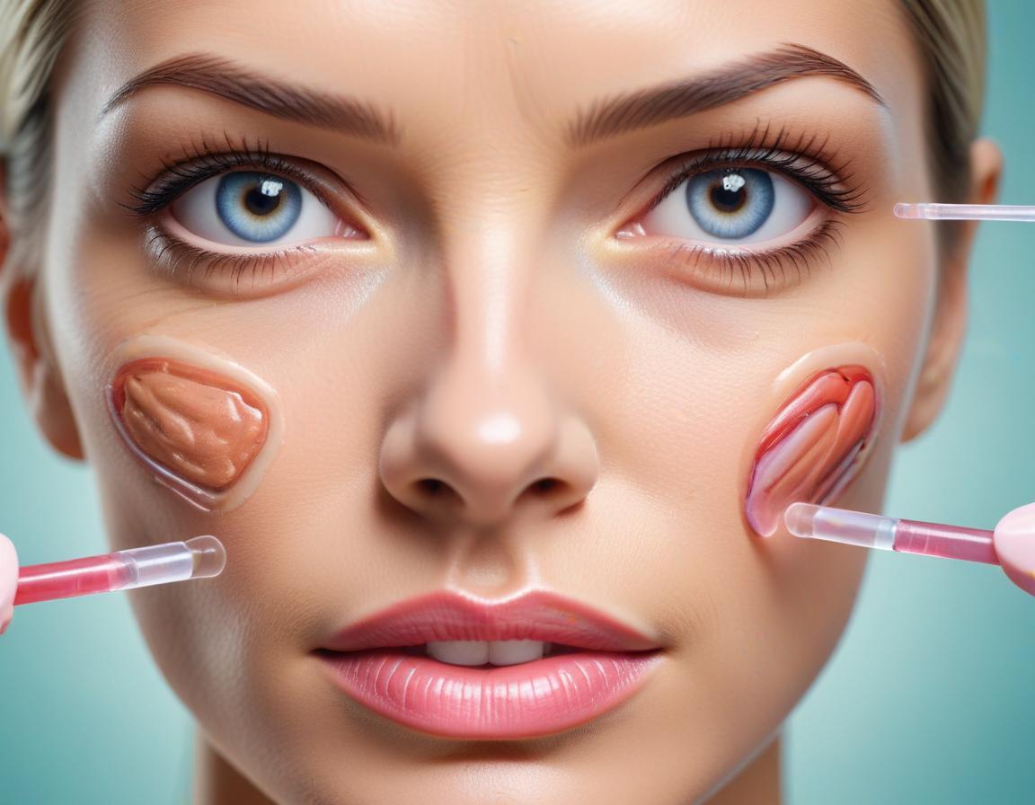 ภาพแสดงอันตรายจากโบท็อกซ์ปลอมที่ส่งผลต่อสุขภาพของร่างกาย