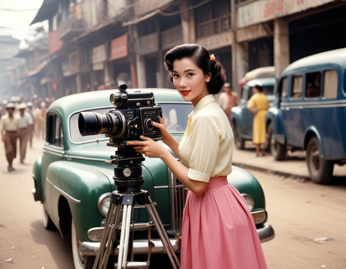 ไทม์ไลน์แสดงการพัฒนาฟิลเลอร์ทั่วโลกระหว่างปี 1950 ถึง 1980 พร้อมชื่อภาพไทย