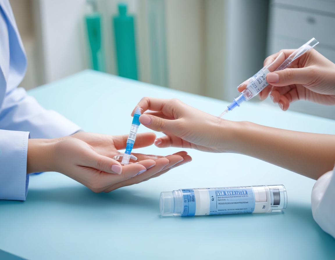 แพทย์ ผิวหนัง กำลัง เตรียม ฟิลเลอร์ กรด ไฮยาลูโรนิก สำหรับ ฉีด เพื่อ ปรับ รูปหน้า ให้ ดู ธรรมชาติ