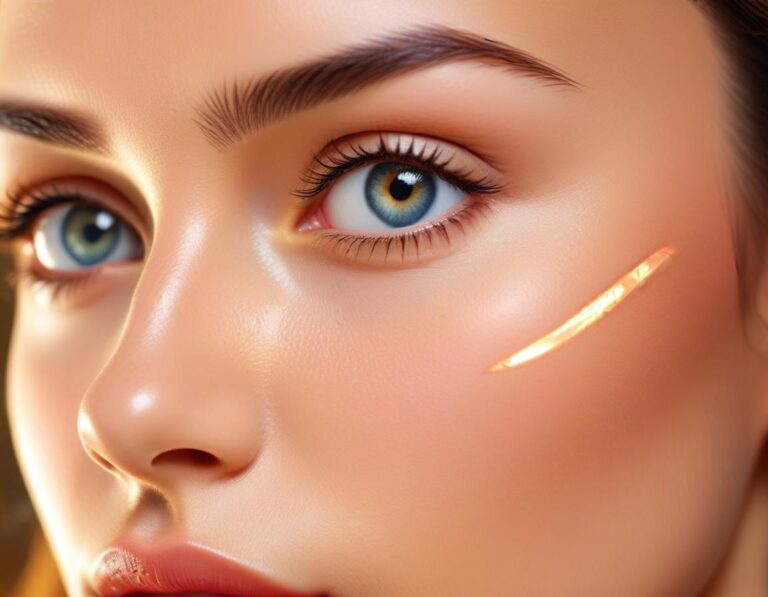 บุคคลในคลินิกสะอาด เสมือนจริง หลังฉีดฟิลเลอร์ ยกหน้าเล็กน้อย ผิวธรรมชาติ พร้อมไทม์ไลน์โปร่งใส 0 3 7 14