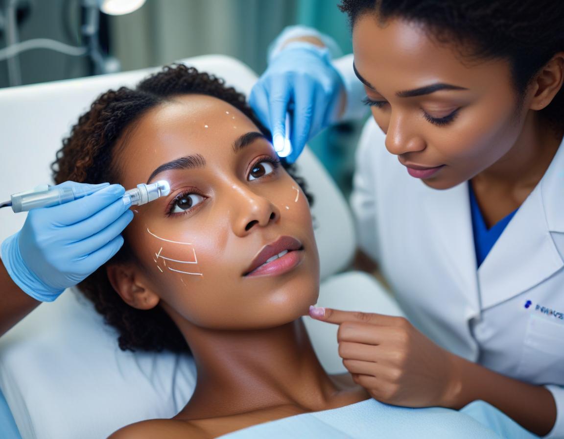 ภาพประกอบ รอยสิวหลังอักเสบ จุดด่างดำจากสิว รอยแผลสิว เลเซอร์เพื่อรักษา ผิวคล้ำ ผิวเข้ม Fitzpatrick IV–V และการดูแลผิว