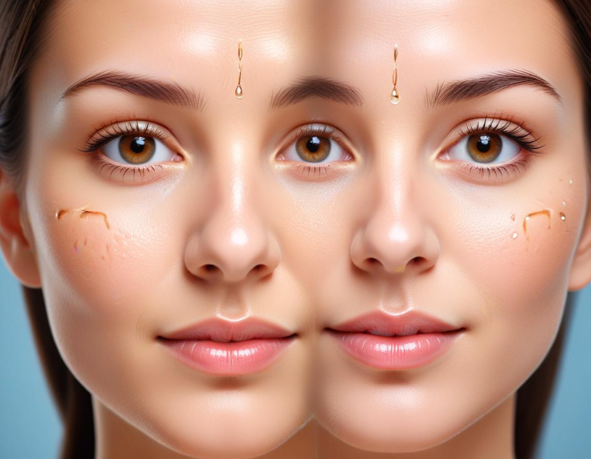 ภาพ ก่อน-หลัง Er:YAG รักษา หลุมสิว Ice pick บน ผิวมัน แบบ เห็นได้ชัด