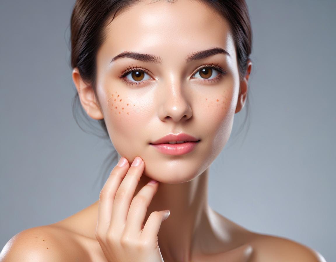 ภาพแมโครแก้มผู้ป่วย รอยสิวบ็อกซ์คาร์ และความมัน แพทย์ผิวหนัง ใช้ Pico laser มือสวมถุงมือ ในคลินิกทันสมัย พร้อมหน้าจอเปรียบเทียบ ก่อนหลัง แสดง รูขุมขน