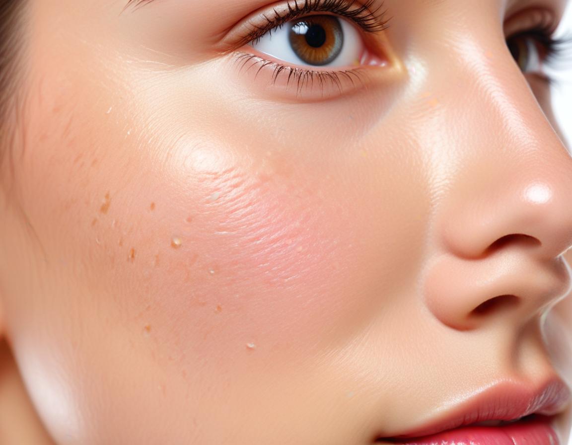 Close-up ผิวแห้ง แสดงผล Pico Laser รักษา รอยดำ จาก สิว เหมาะกับ ผิวแห้ง และ ชัดเจน สำหรับ ผู้สนใจ