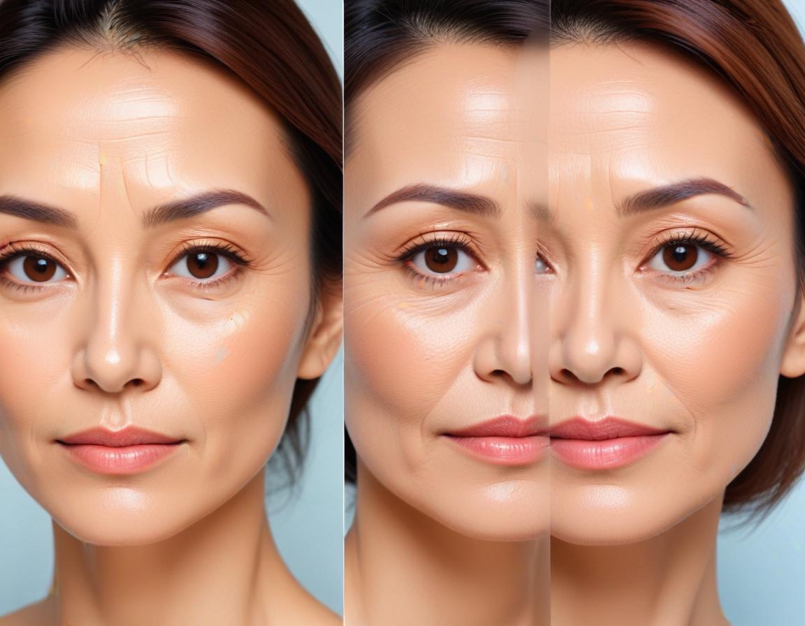 ภาพ เปรียบเทียบ ก่อน หลัง โบท็อกซ์ ผลลัพธ์ ดูอ่อนเยาว์ รอยย่นลดลง ผิวเรียบเนียน ฟื้นตัวเร็ว