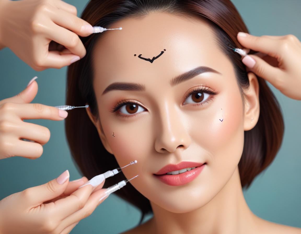 ภาพ เปรียบเทียบ โบท็อกซ์ หน้าผาก กับ โบท็อกซ์ ยก มุม ปาก พร้อม ฟื้นตัว เร็ว