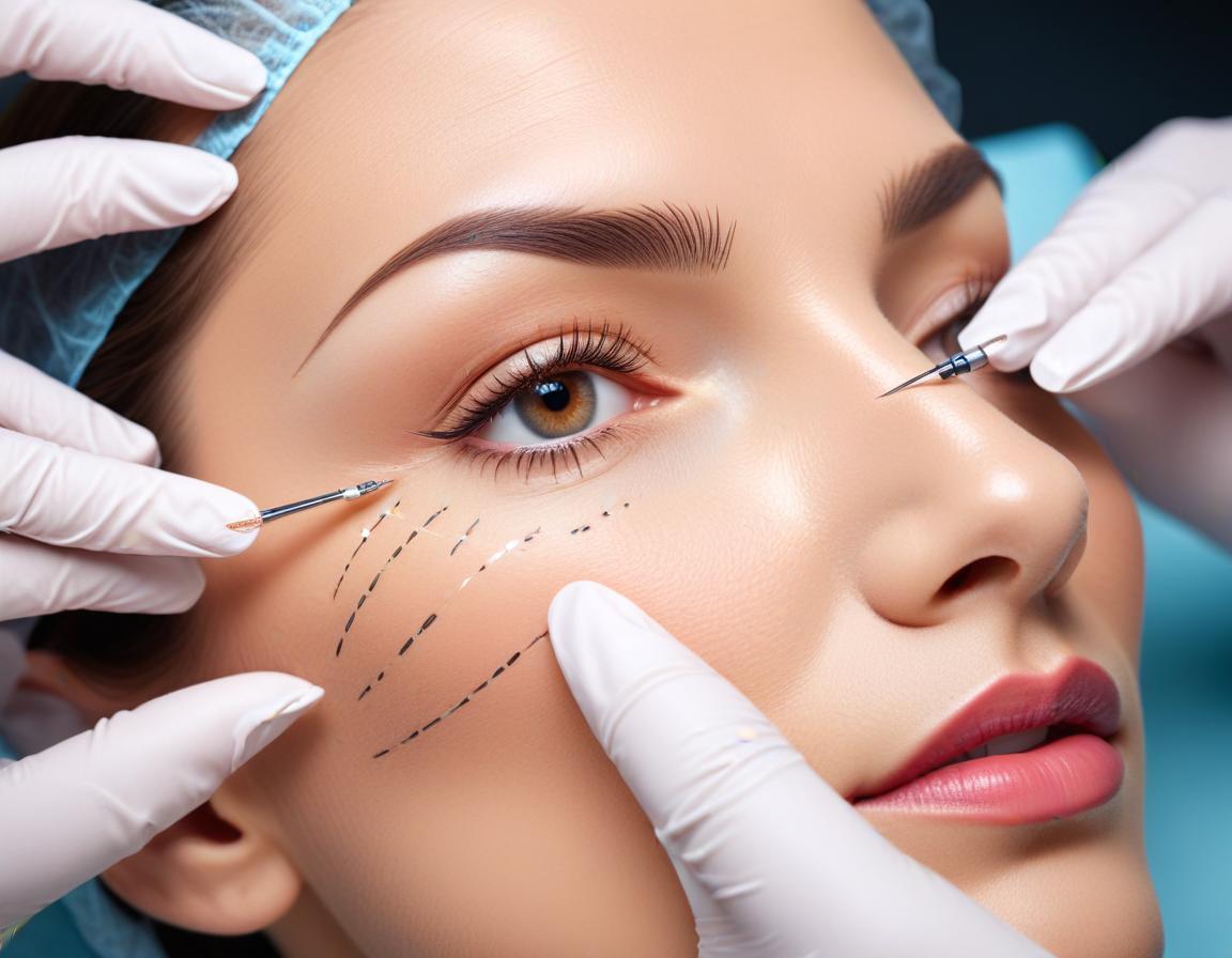 ภาพ แสดง การ ฉีด โบท็อกซ์ ลดริ้วรอย รอบ ดวงตา เปรียบเทียบ หางตา อยู่ ได้นาน