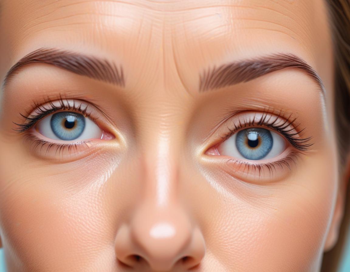 ภาพ ผลโบทอกซ์ ระหว่าง คิ้ว ผิว เรียบเนียน ก่อน และ หลัง เปรียบเทียบ