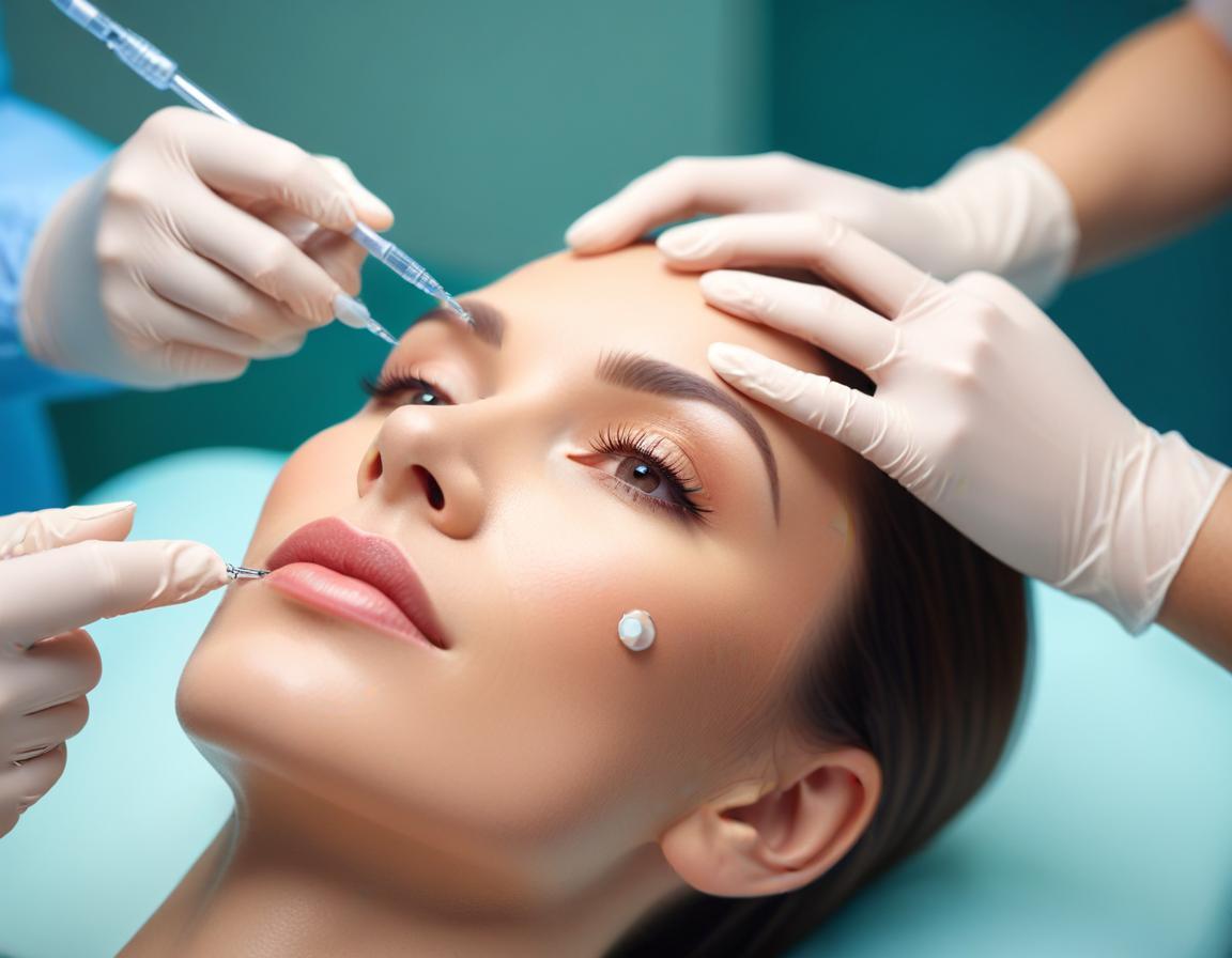 แพทย์ ผิวหนัง เตรียม ฉีด โบท็อกซ์ หน้าผาก บอก คนไข้ ไม่ เจ็บ