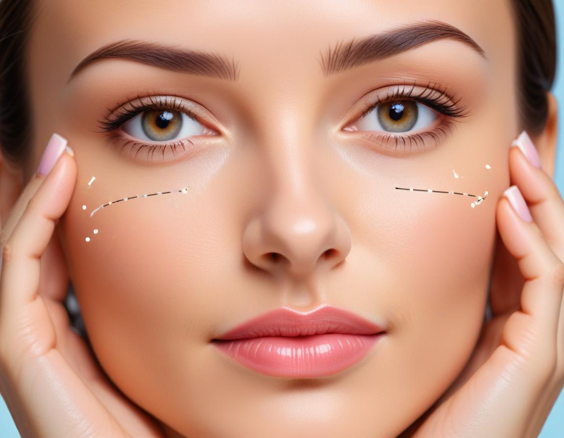 ภาพ ใกล้ หน้าผาก แสดง ประโยชน์ ของ ฟิลเลอร์ และ ผลลัพธ์ ที่ เรียบ เนียน