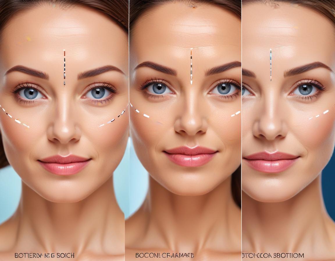 ภาพเปรียบเทียบ ก่อน หลัง โบท็อกซ์ หน้าผาก และ ยกมุมปาก อะไรเหมาะกว่า ไม่ ต้อง พัก ฟื้น