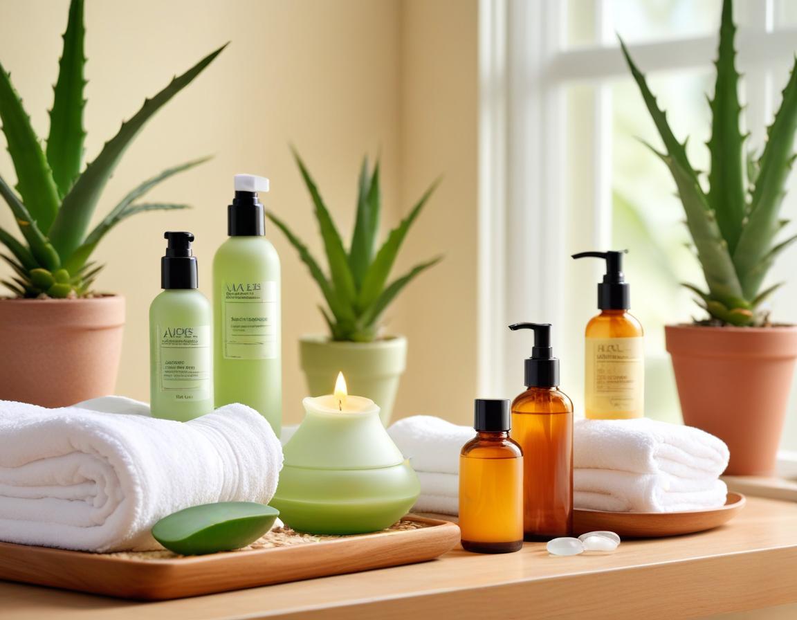 ภาพวาดแสดงการดูแลผิวที่มีรอยสิว หลีกเลี่ยงการระคายเคืองด้วยการสัมผัสนุ่มนวล