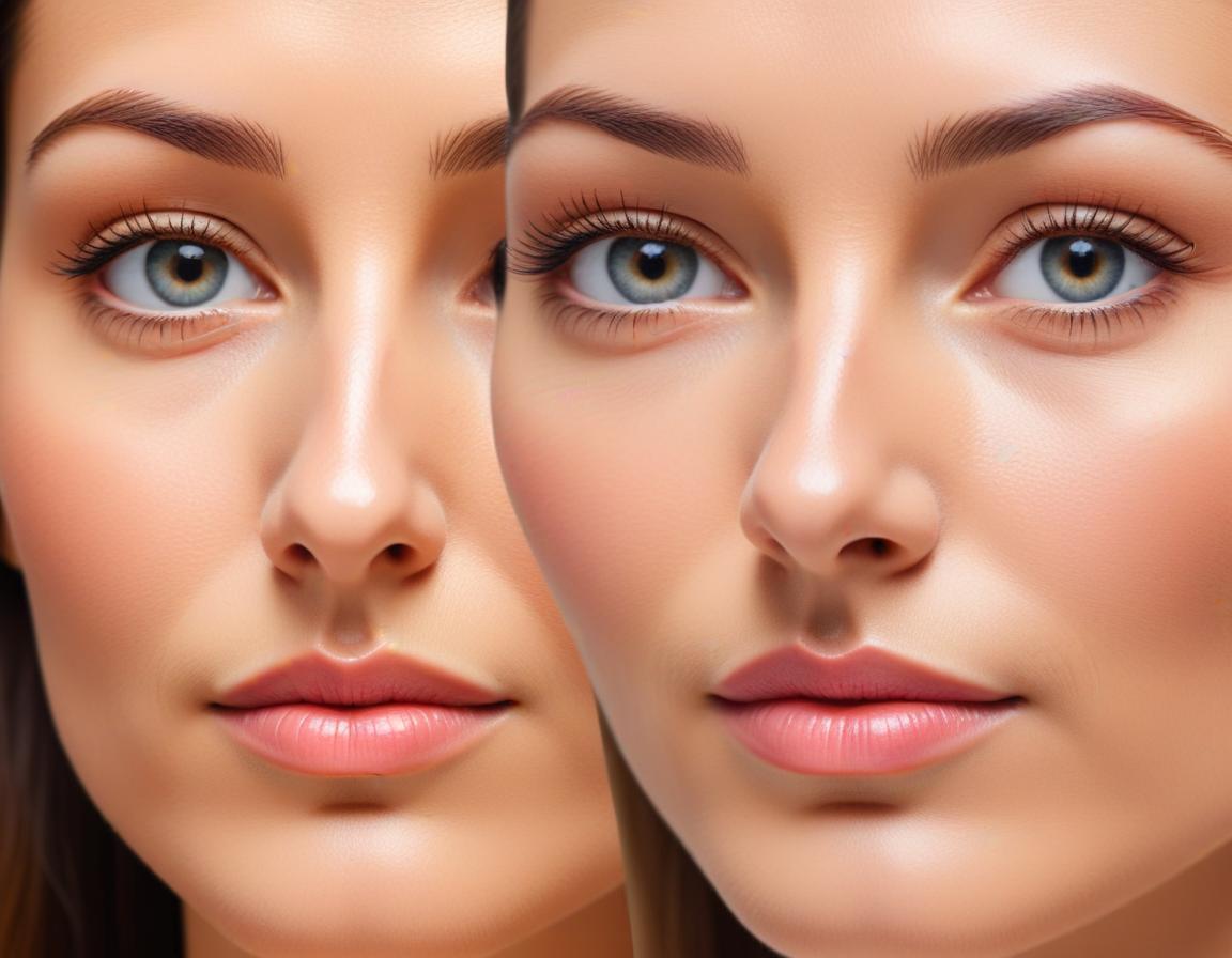 ภาพ ก่อน หลัง ฉีด โบท็อกซ์ จมูก เปรียบเทียบ ปีกจมูก กับ ระหว่างคิ้ว เพื่อให้อยู่ได้นาน