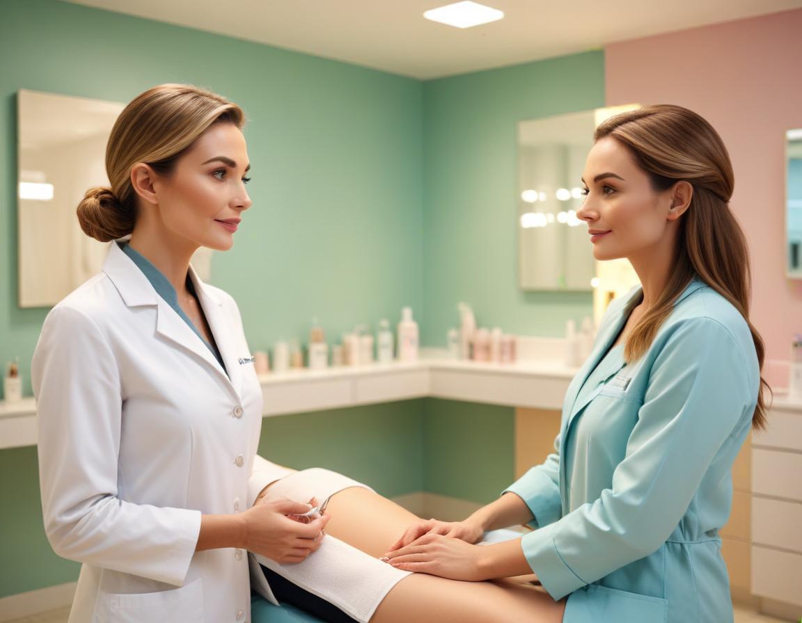 ผู้หญิงยิ้มแย้มแสดงผลลัพธ์โบท็อกซ์ที่มุมปากอย่างสวยงาม